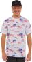 Dharco Graze White/Pink Flamingo Short Sleeve Technical T-Shirt