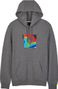 Fox Scans Pullover Hoodie Grey