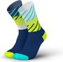 Incylence Diagonals Running Socks Fluo Blue