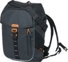 Zaino Basil Miles Tarpaulin Nordlicht 17L Nero / Arancione