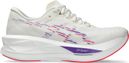 Asics Sonicblast Running Shoes, White/Purple, Men's