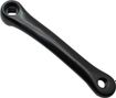 MANIVELLE GAUCHE 175 NEWTON ALU FORGE ETROITE NOIR (SUR CARTE)