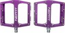 Pair of Neatt Attack V2 XL 11 Pin Flat Pedals Purple