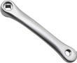 MANIVELLE GAUCHE 170 NEWTON ALU FORGE ETROITE ARGENT (SUR CARTE)