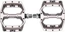 Coppia di pedali piatti HT Components Spider AF03 grigi