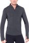 Icebreaker 200 Zone Half Zip Long Sleeve Jersey Zwart