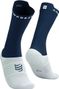 Chaussettes Compressport Pro Racing Socks v4.0 Bike Bleu/Blanc