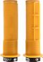 Paire de Grips DMR DeathGrip Avec Flanges Orange Gum