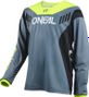 Maillot Manches Longues Enfant O'Neal ELEMENT FR HYBRID V.22 Gris/Jaune 