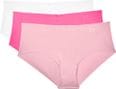 Under Armour Pure Stretch Women's Briefs (set of 3) Pink White