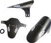 MUCKY NUTZ Face Fender Front Mud Guard Reverse Black / White
