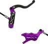 Hope XCR Pro E4 Disc Break - Rear Purple Black Hose