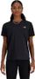 Maglia a maniche corte New Balance Athletics Donna Nero