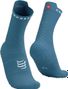 Chaussettes Compressport Pro Racing Socks v4.0 Run High Bleu