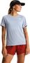 Maglietta tecnica The North Face Summit High Trail blu da donna