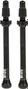 Pair of Fulcrum Tubeless Presta Valves Black