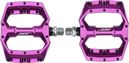 Coppia di pedali piatti HT Components Spider AF03 Viola