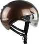 Casque Ville Casco Roadster Plus avec visière Marron Brillant