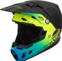 Casque intégral Fly Racing Fly Formula CC Centrum Noir / Bleu / Jaune Fluo