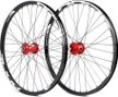 Paire de Roues Pride Control V1 Cruiser 36H Moyeu Rouge Disque