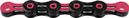 KMC Chaîne de vélo Dlc11 Noir/Rose 118 maillons