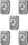 Messaggi TearOff Leatt Outrigger 5.5 - 6.5 pack de 5