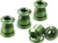 Reverse Chainring Bolt Set 7mm Green (x4)