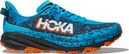 Hoka Speedgoat 6 Blue/Orange Men's Trail Shoes