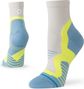 Stance Pace Light Quarter Socks - White/Yellow/Blue - Women's