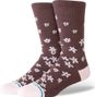 Stance Floral Dreams Crew Socken, braun