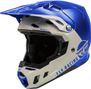 Casque intégral Fly Racing Fly Formula CC Centrum Bleu metallic / Gris clair