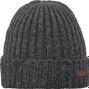 Barts Haakon Turnup Grey Beanie