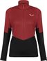 Puez Polarlite Half Zip Fleece da donna Rosso/Nero