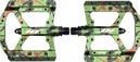 Pédales Plates HT Components AE05 Camo Vert