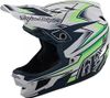 Troy Lee Designs D4 Composite Helmet qualifier White/Green