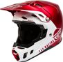 Full-face helmet Fly Racing Fly Formula CC Centrum Red metallic / White