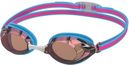 Speedo Junior Vanquisher 3.0 Mirror Schwimmbrille Pictonblau/Zinnoberrot/Goldspiegel