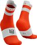 Chaussettes Compressport Pro Racing V4.0 Run High Orange/Blanc