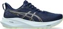 Chaussures Running Asics GT-2000 13 Bleu/Vert Femme