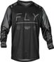 Fly Racing F-16 Langarm Trikot Schwarz Herren