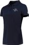 Kurzärmeliges Poloshirt für Frauen Tour de France Graphic Marineblau