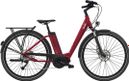 VTC Électrique O2 Feel iVog Explorer Boost Univ 4.1 Shimano Altus 9V 360 Wh 26'' Rouge Grenat