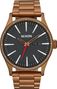 Reloj Nixon Sentry Unisex Bronce/Acero Negro