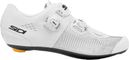 Sidi Genius Knit Zapatillas de Carretera Blancas Unisex