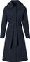 Basil Mosse bicycle rain trenchcoat women blue