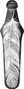 Ass Savers Regular Feather Saddle Mudguard White/Black