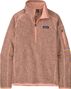 Pile Patagonia Better Sweater 1/4 Zip Arancione Donna