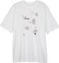 Byrd Damen Kurzarm T-Shirt Weiß