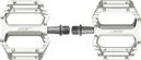 Coppia di pedali piatti HT Components AR09 Argento