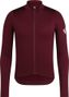 Maillot Manches Longues Rapha Pro Team Midweight Bordeaux Homme